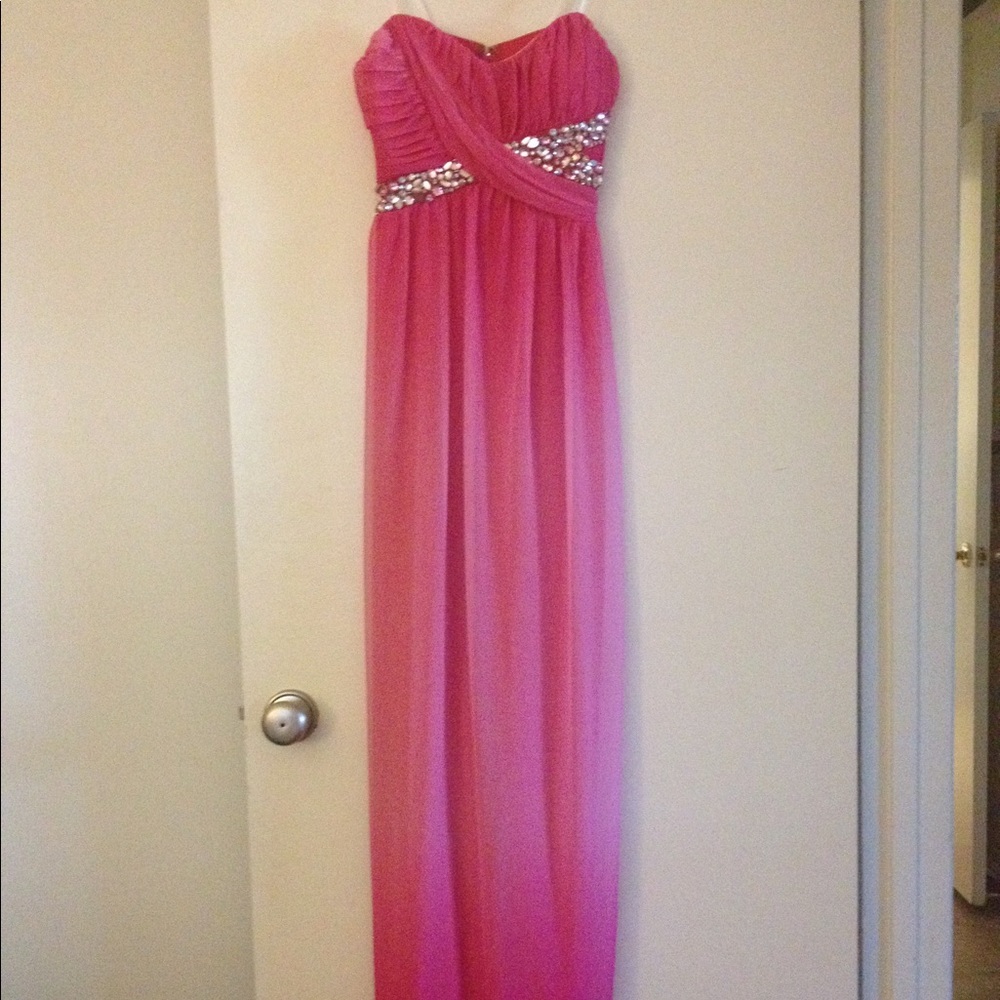 Pink ombré dress